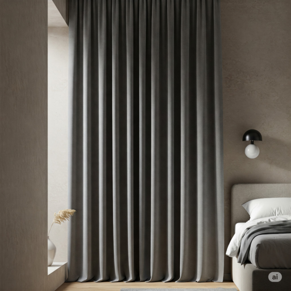Cortina Blackout Cinza