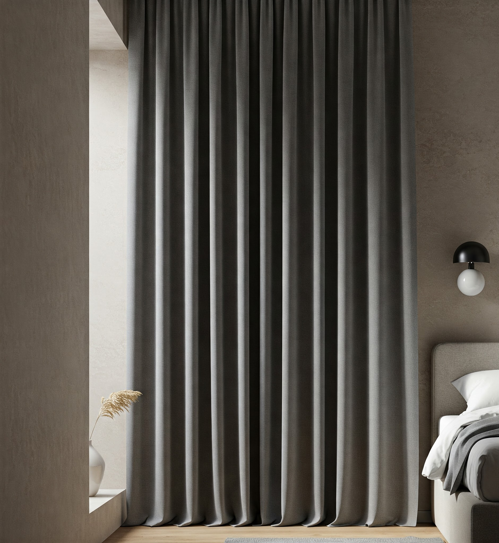 Cortina Blackout Cinza